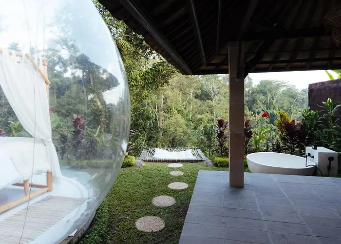 فندق Bubble 6 - Romantic Bath Bubble Ubud Tampaksiring